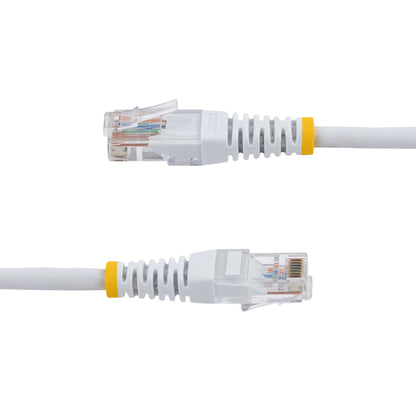 StarTech.com - Cable de Red Ethernet 15m UTP Patch Cat5e Cat 5e RJ45 Moldeado - Blanco