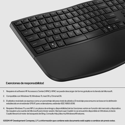 HP - 685 Comfort Dual-Mode Keyboard