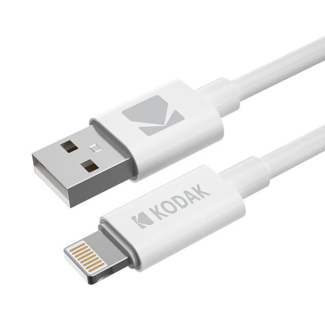 Kodak - 30425996 cable de conector Lightning 1 m Blanco