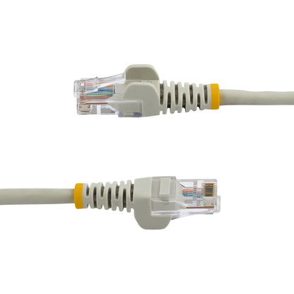 StarTech.com - Cable de Red Ethernet 15m UTP Patch Snagless Sin Enganches Cat5e Cat 5e RJ45 - Gris