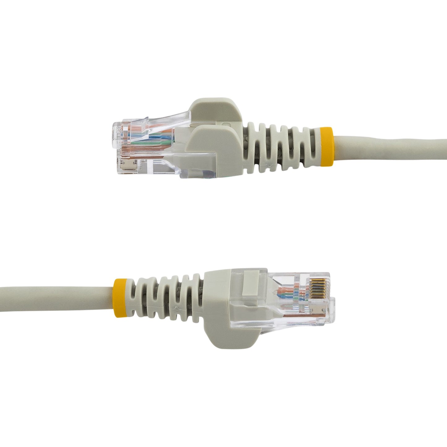 StarTech.com - Cable de Red de 0 5m Gris Cat5e Ethernet RJ45 sin Enganches