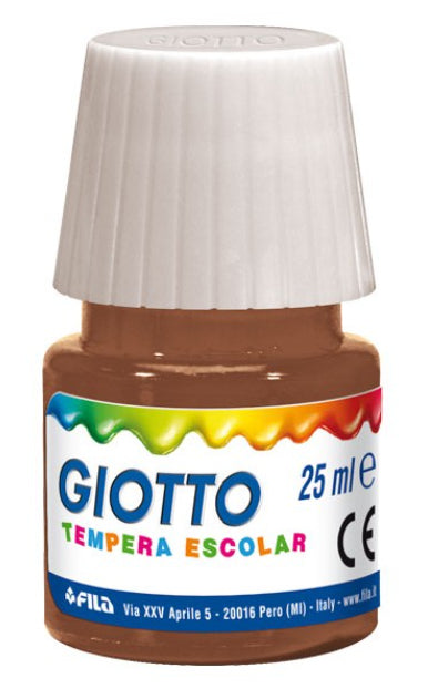 Giotto - F356928 pintura a base de agua Marrón 25 ml Botella 6 pieza(s)