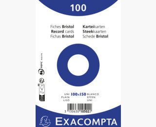 Exacompta - 10502E ficha Blanco