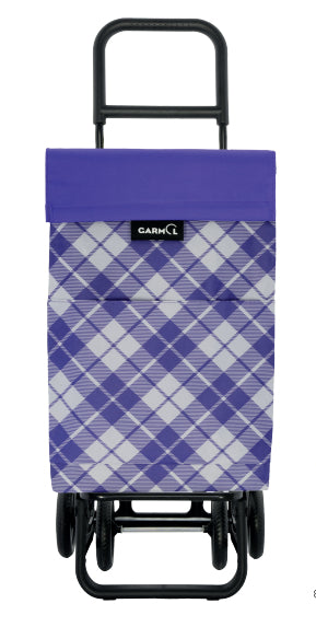 Garmol - 6007G5 CP C-788 bolsa de compras Violeta Bolsa para carrito de la compra