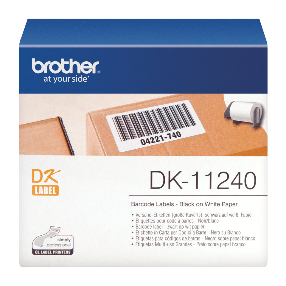 Brother DK-11240 etiqueta de impresora Blanco