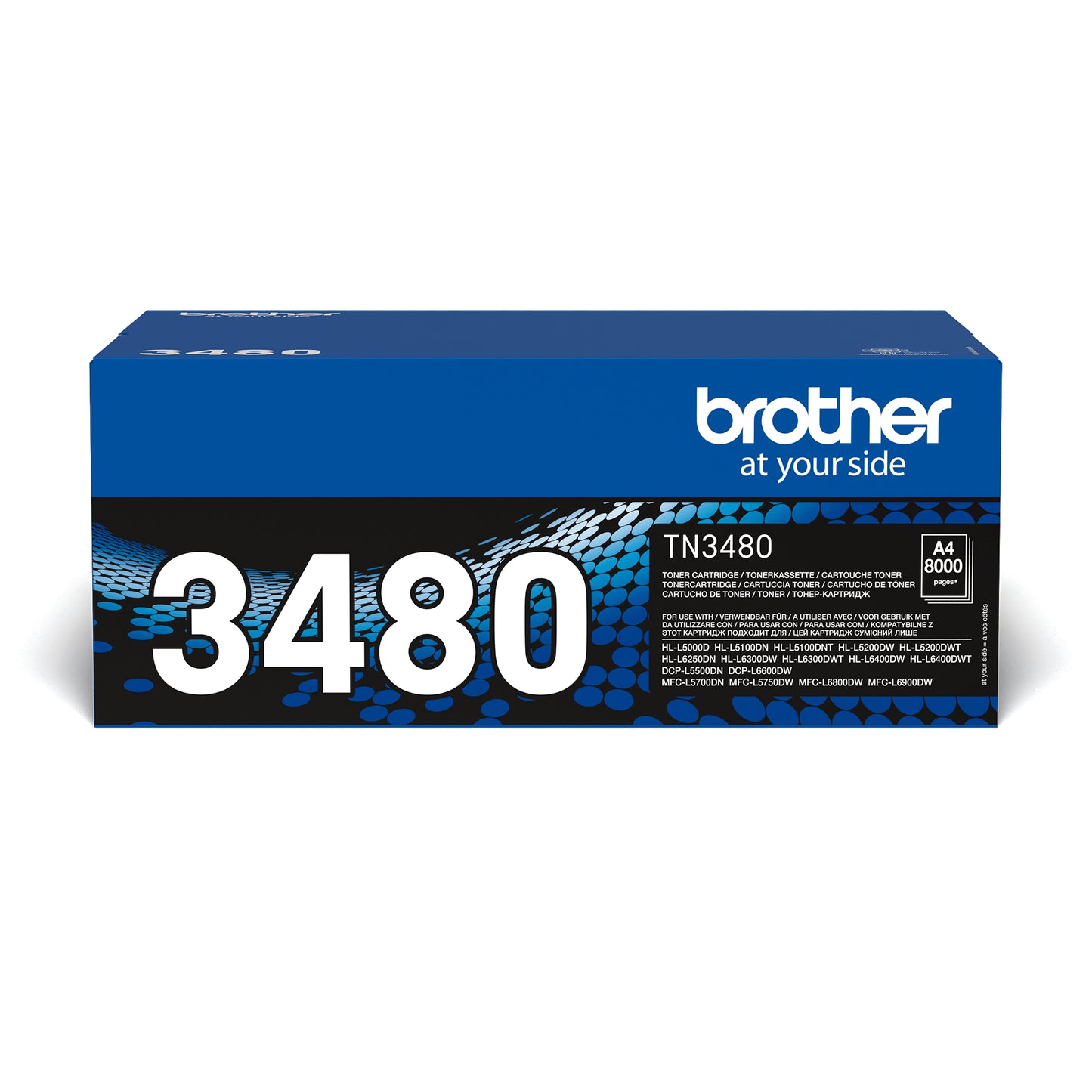 Brother TN-3480 cartucho de tóner 1 pieza(s) Original Negro