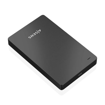 AISENS - Caja Externa 2.5? 9.5mm SATA a USB-C USB3.1 Gen1  Negra