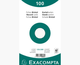 Exacompta - 10803X ficha Blanco