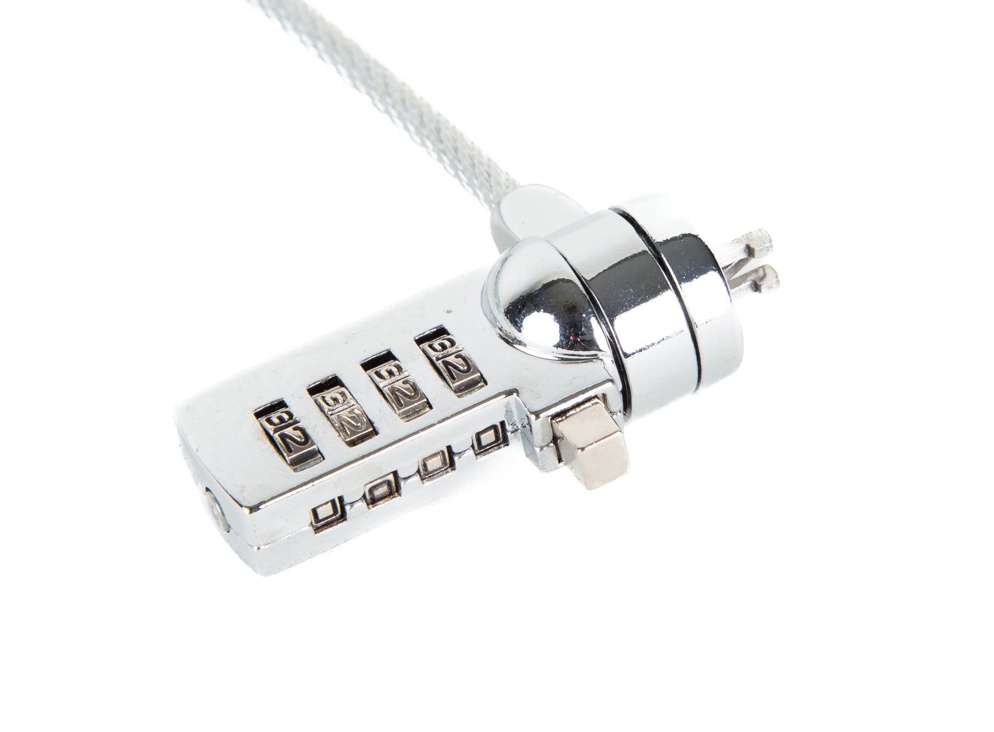 iggual - Secure 4D cable antirrobo Plata 1 5 m