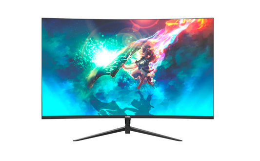 Nilox - Monitor Curvo de 24" Gaming  VA  HDMI y DP  y 1ms