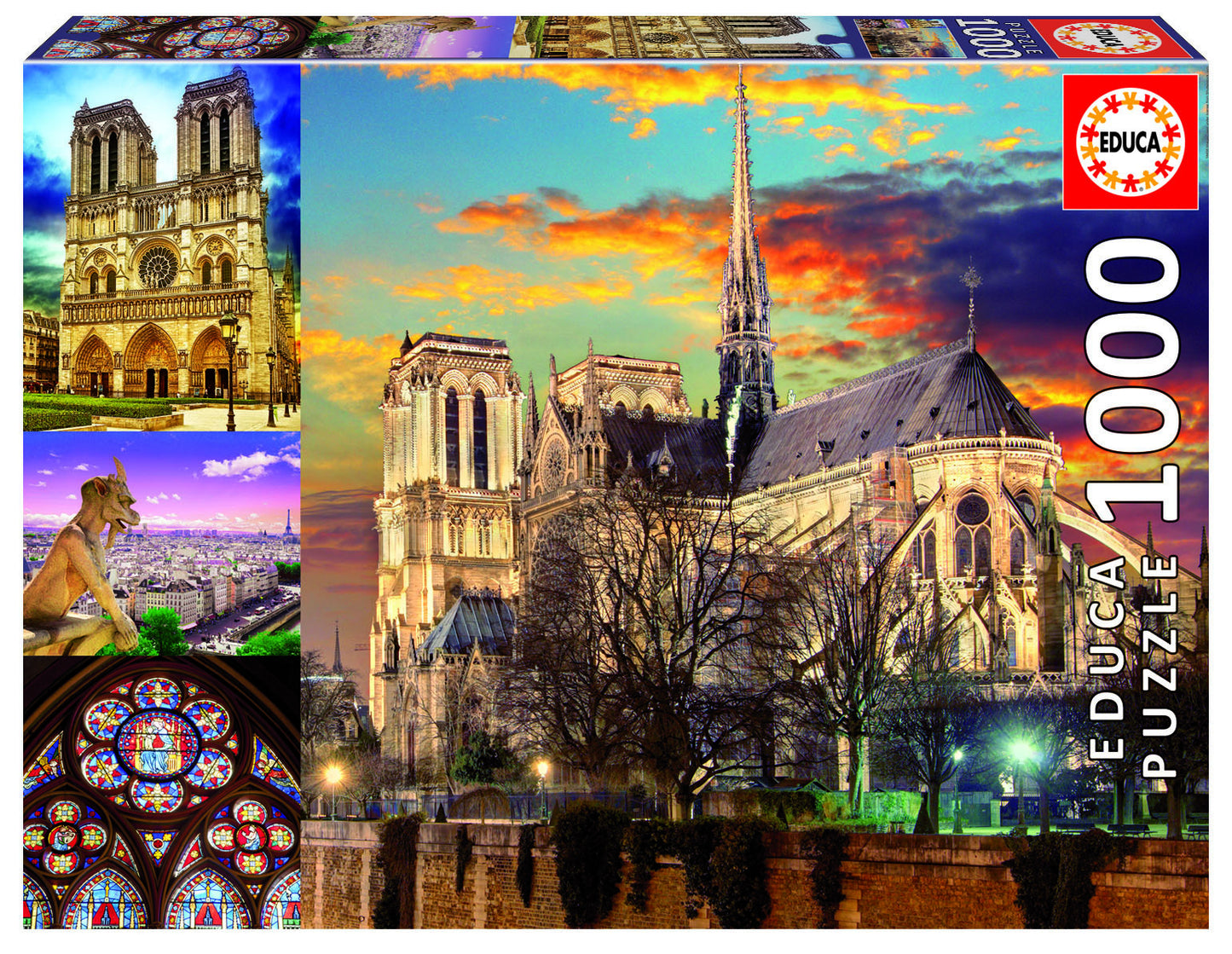 Educa - Notre Dame Collage Puzzle rompecabezas 1000 pieza(s) Ciudad