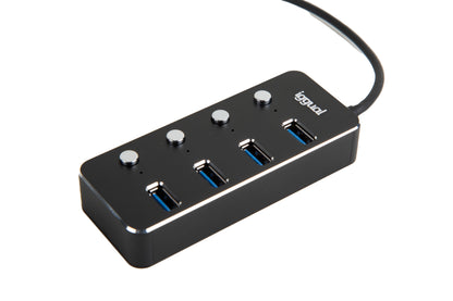 iggual - Hub tipo A x 4 puertos USB 3.1 4 buttons