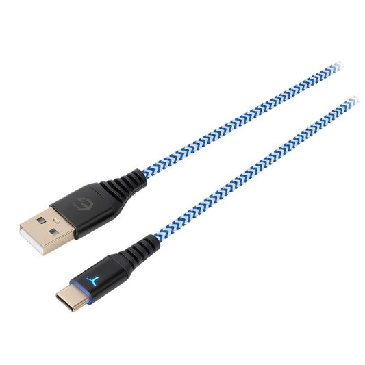 EgoGear - SCH10-P5-WH cable USB 3 m USB A USB C Negro  Azul