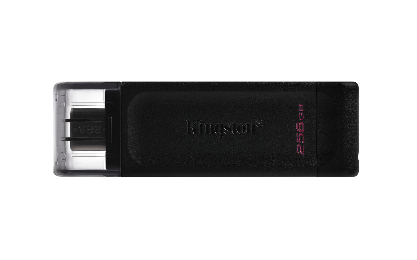 Kingston Technology - DataTraveler 70 unidad flash USB 256 GB USB Tipo C 3.2 Gen 1 (3.1 Gen 1) Negro