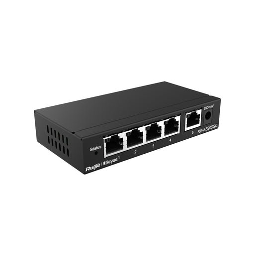 Ruijie Networks - RG-ES205GC switch Gestionado L2 Gigabit Ethernet (10/100/1000) Negro