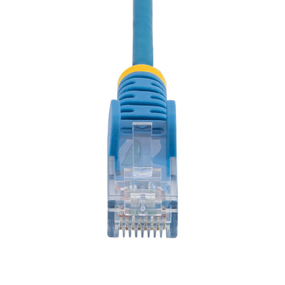 StarTech.com - Cable Cat6 de 1m - Delgado - con Conectores RJ45 sin Enganches - Azul