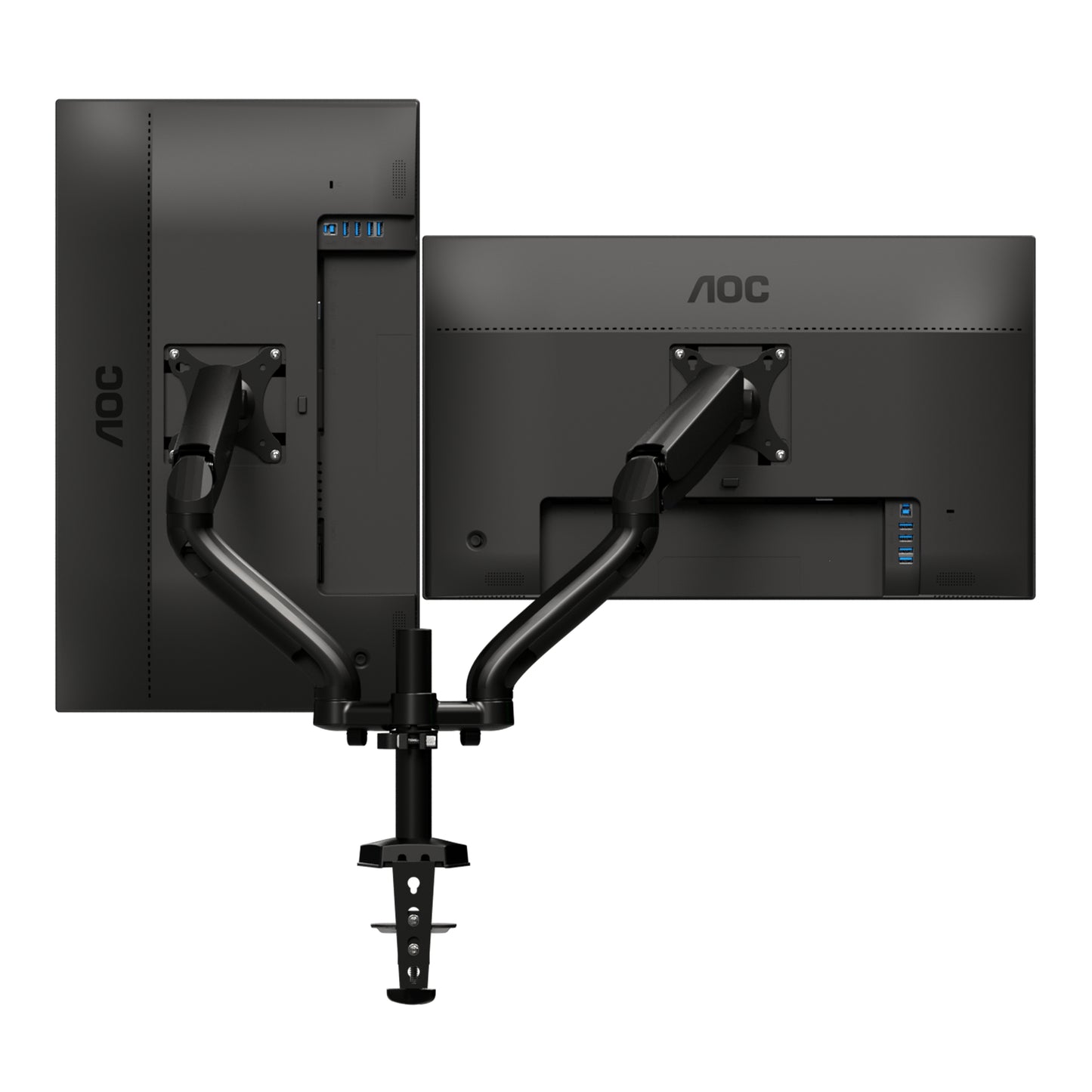 AOC AD110D0 soporte para monitor 81,3 cm (32") Negro Escritorio