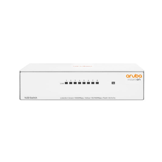 HPE - Aruba Networking Aruba Instant On 1430 8G No administrado L2 Gigabit Ethernet (10/100/1000) Blanco