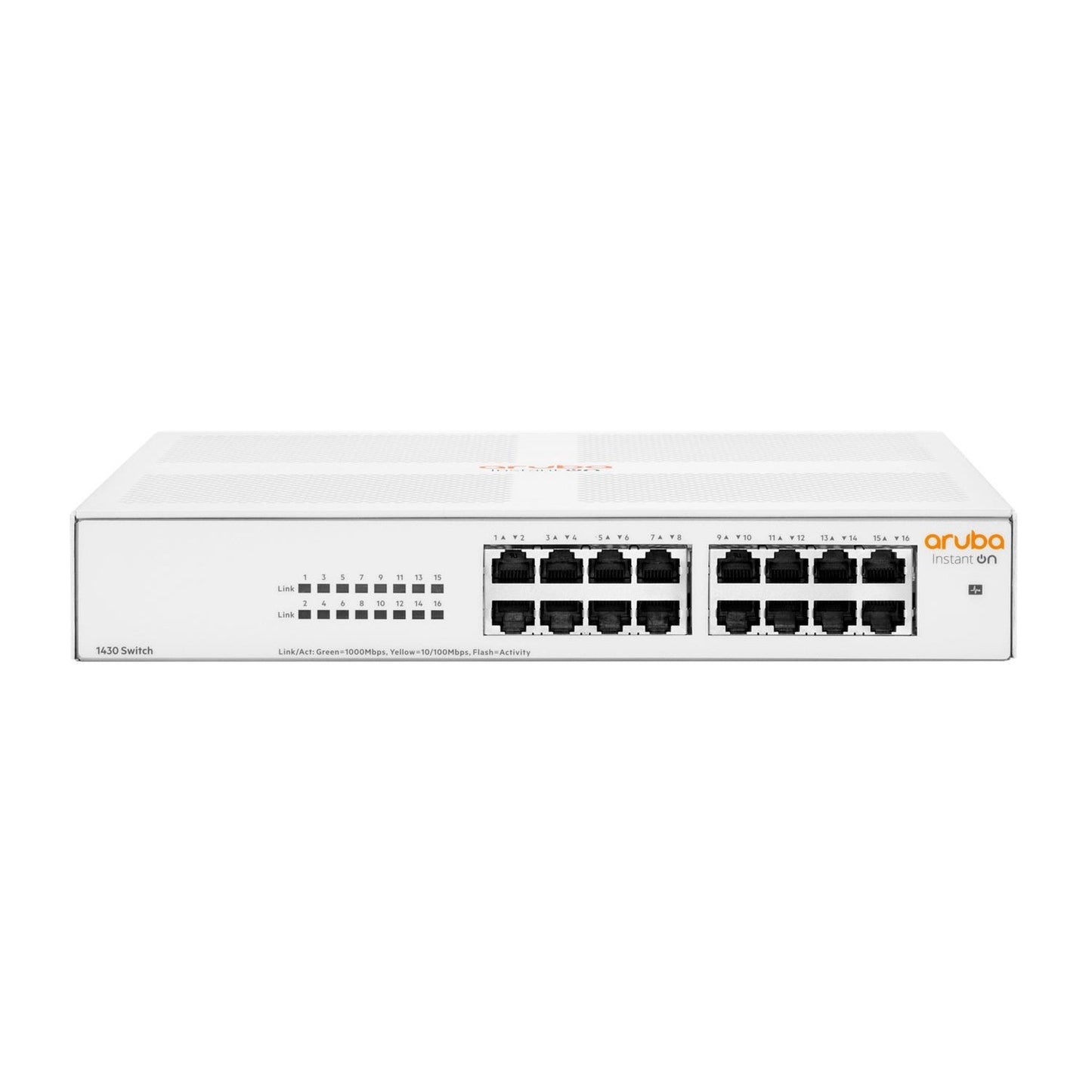 HPE - Aruba Networking Aruba Instant On 1430 16G No administrado L2 Gigabit Ethernet (10/100/1000) 1U Blanco