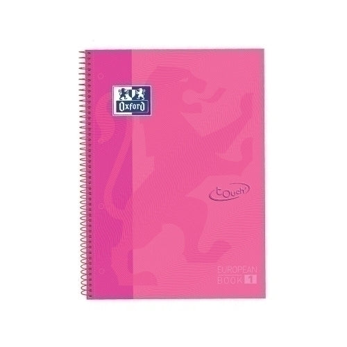 Oxford - BLOCK OXF. EU.BOOK 1 A4 80h CD.5 FUCSIA - Pack de 5 unidades