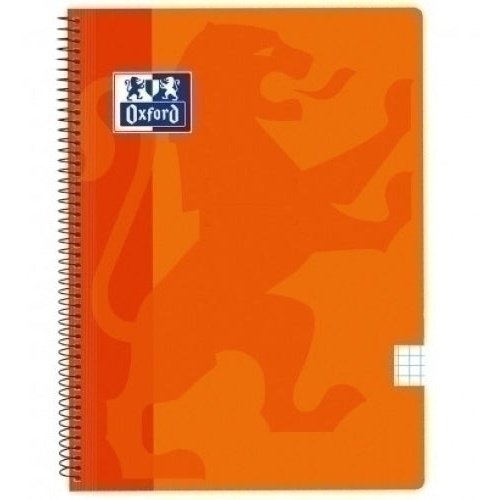 Oxford - BLOCK OXF.SCH.PP Fº 80h CD.5 NARANJA - Pack de 5 unidades