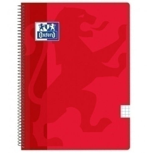 Oxford - 400121815 cuaderno y block A4 80 hojas Rojo