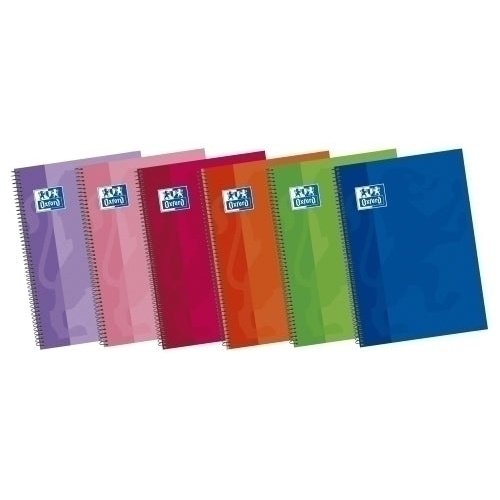 Oxford - BLOCK OXF.SCH.EXTRA Fº 80h MM COL.(6) - Pack de 5 unidades