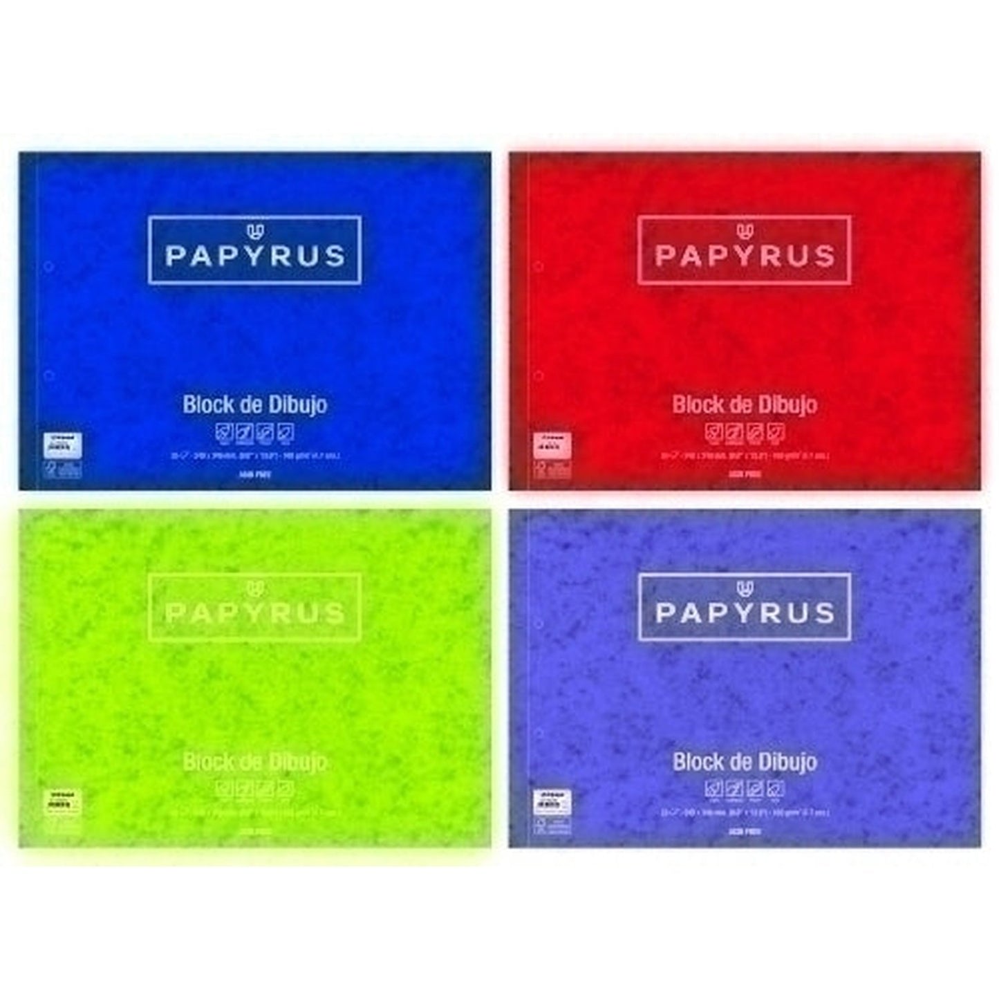 Papyrus - BLOC DIBUJO PAPYRUS Fº PROL. 20h 2T - Pack de 10 unidades