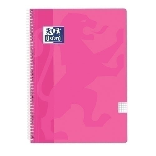 Oxford - BLOCK OXF.SCH.PP Fº 80h CD.4 FUCSIA PAST - Pack de 5 unidades