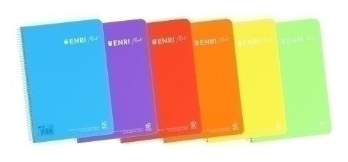 ENRI - BLOCK ENRI PLUS PP Fº 80h LISO COL.(6) - Pack de 25 unidades 400133589