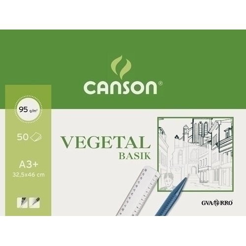 Canson - BLOCK DIB.G-C VEGETAL (enc) A3+ 50h