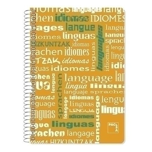 Pacsa - BLOCK PACSA ASIGNAT. Fº 80h CD.4 IDIOMAS - Pack de 4 unidades