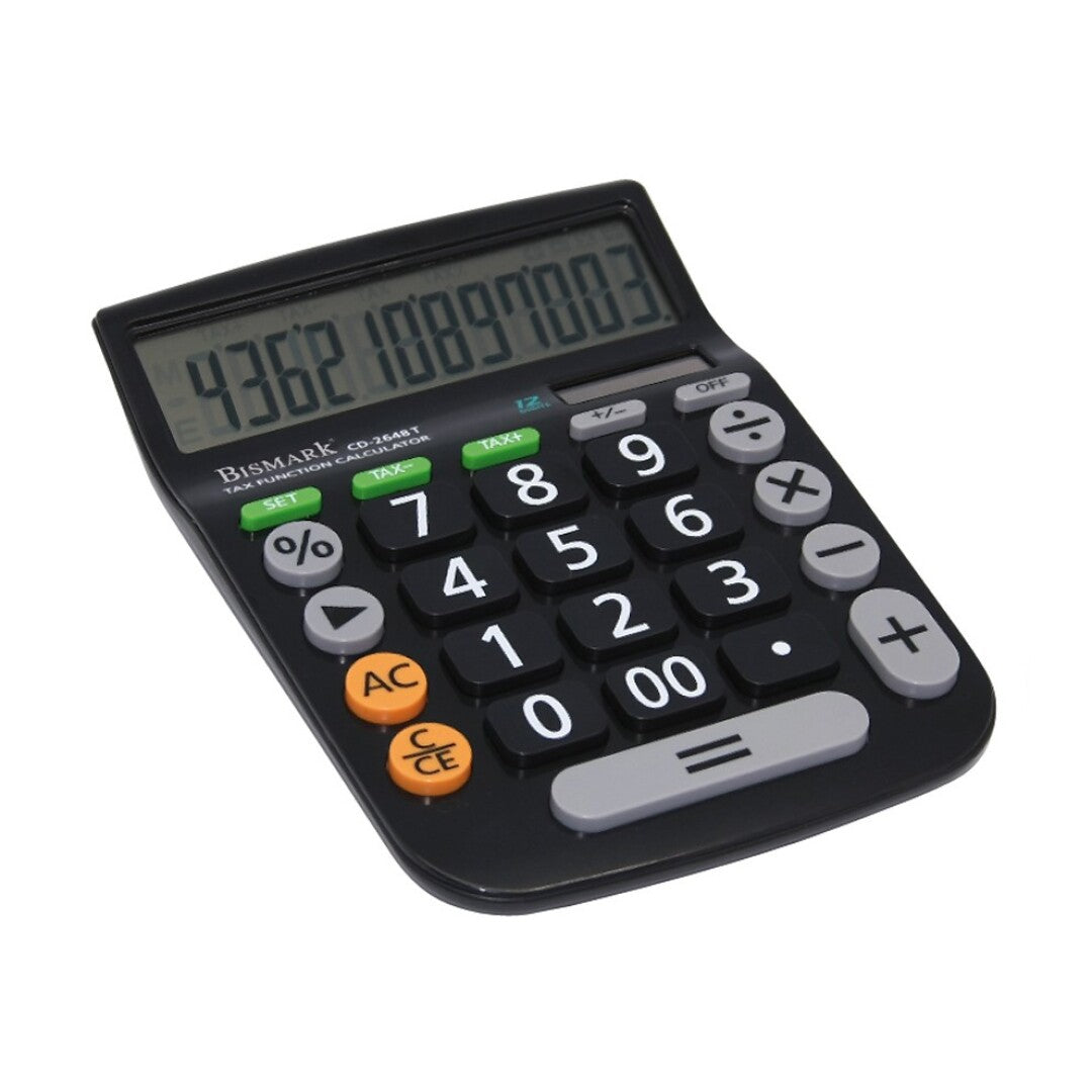 Bismark - CD-2648T calculadora Escritorio Calculadora básica Negro