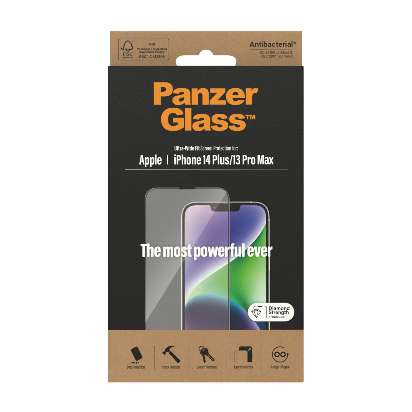 PanzerGlass - Ultra-Wide Fit Apple iPhone Protector de pantalla 1 pieza(s)