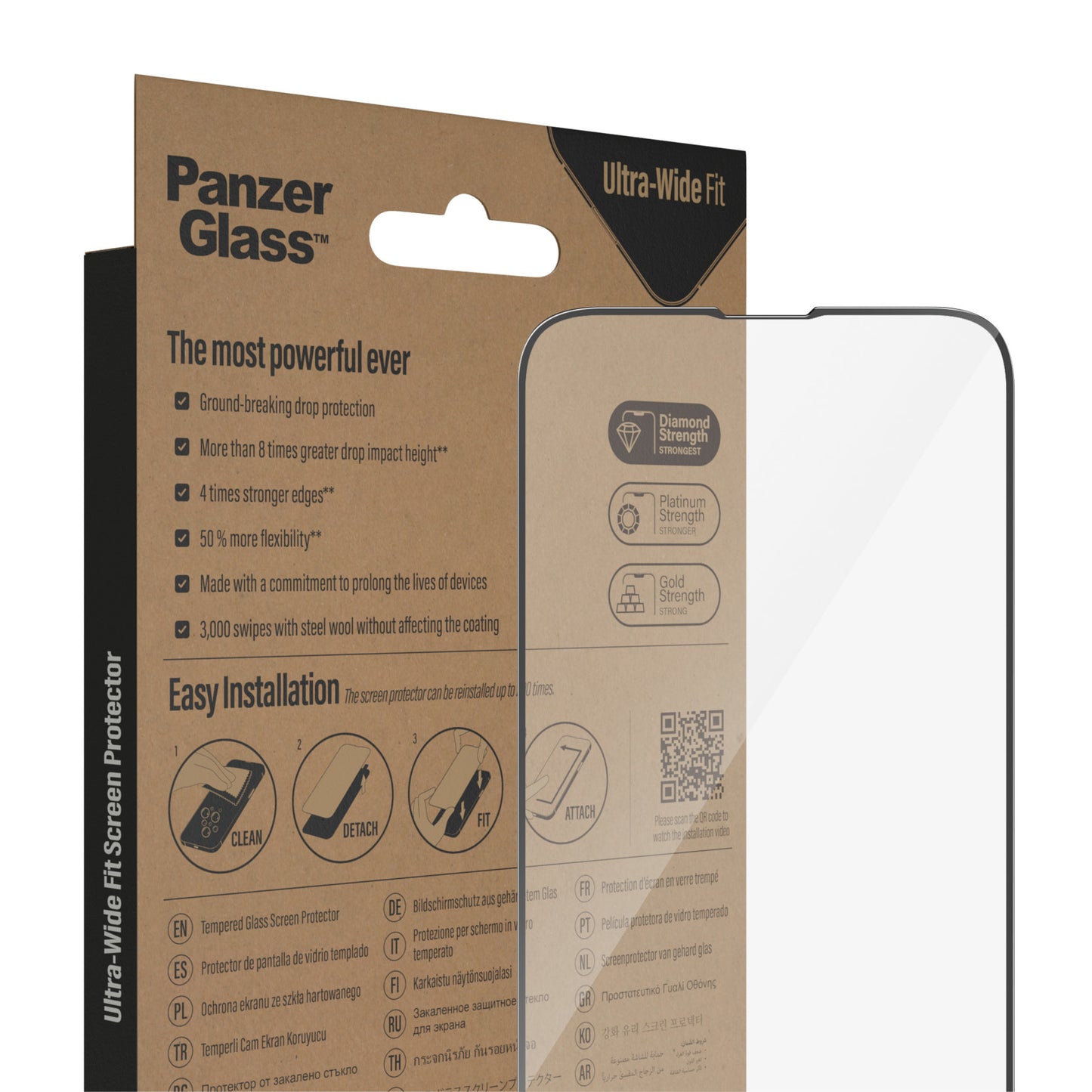 PanzerGlass - Ultra-Wide Fit Apple iPhone Protector de pantalla 1 pieza(s)