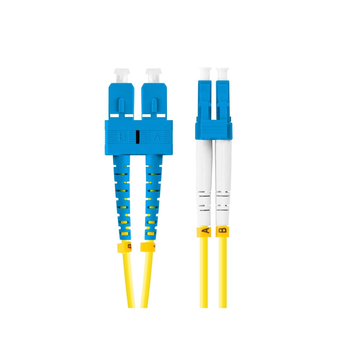 Lanberg - FO-SULU-SD11-0010-YE cable de fibra optica 1 m SC LC G.657.A1 Amarillo