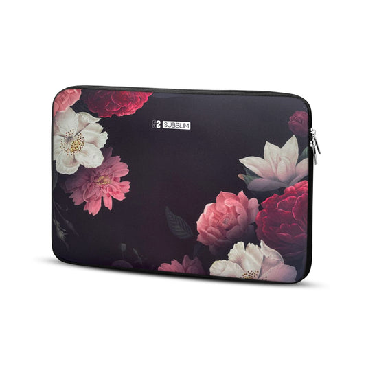 SUBBLIM - Funda Ordenador Neopreno Trendy Sleeve Neo Flowers 13 3-14"