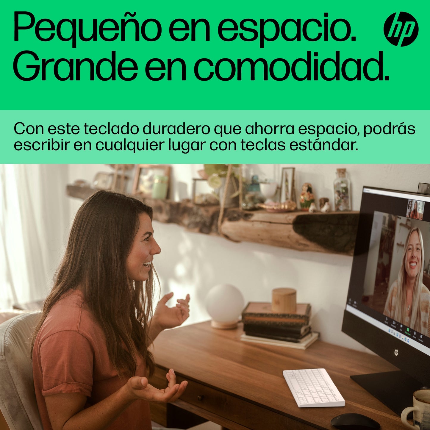 HP Teclado multidispositivo compacto 350 con Bluetooth