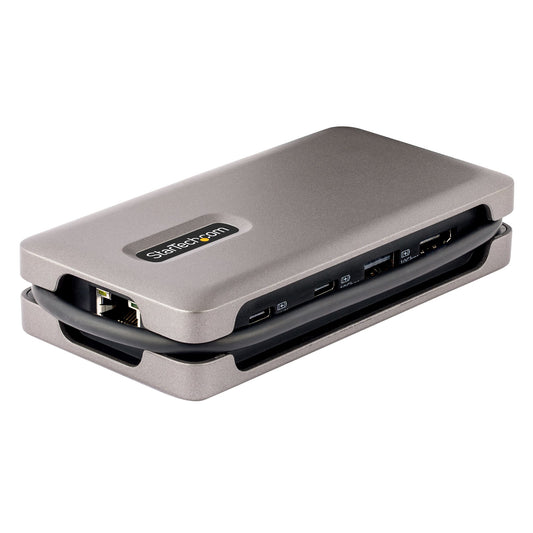 StarTech.com - Adaptador Multipuertos USB-C - HDMI 2.0b 4K 60Hz - HDR - Hub USB 3.2 Gen 2 10Gbps (2xUSB-C  1xUSB-A) - PD de 100W con Pass-Through - Con Cable de 30cm - Docking Station para Portátil