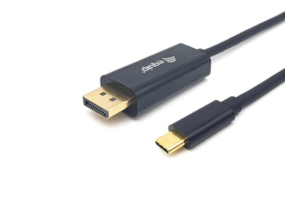 Equip - 133426 adaptador de cable de vídeo 1 m USB Tipo C DisplayPort Gris