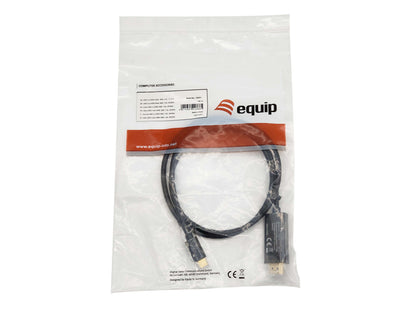 Equip - 133411 adaptador de cable de vídeo 1 m USB Tipo C HDMI tipo A (Estándar) Negro