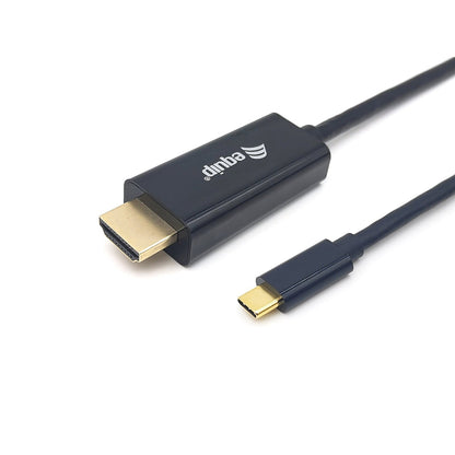 Equip - 133411 adaptador de cable de vídeo 1 m USB Tipo C HDMI tipo A (Estándar) Negro