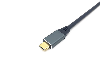 Equip - 133417 adaptador de cable de vídeo 3 m USB Tipo C HDMI tipo A (Estándar) Gris  Negro