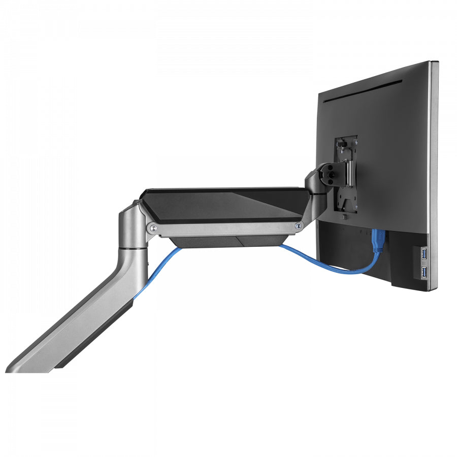 V7 - DM1HDS soporte para monitor 124 5 cm (49") Negro  Plata Escritorio