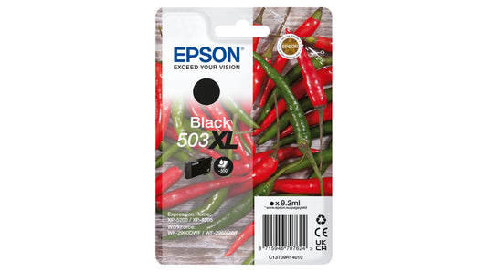 Epson 503XL cartucho de tinta 1 pieza(s) Original Alto rendimiento (XL) Negro