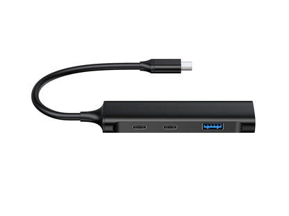 Conceptronic - HUBBIES12B hub de interfaz USB 3.2 Gen 1 (3.1 Gen 1) Type-C 5000 Mbit/s Negro