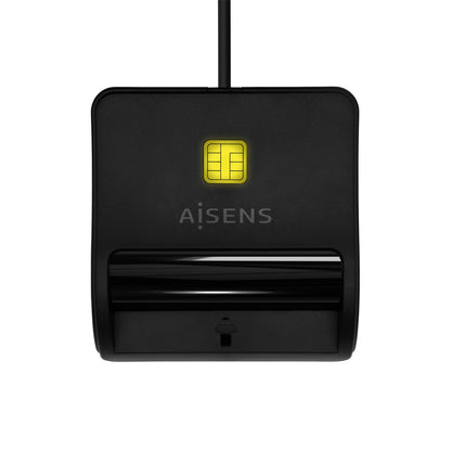 AISENS - Lector De Tarjeta Inteligente DNI  USB-C  Negro