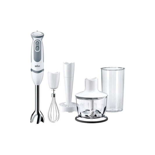 Braun - MultiQuick 5 MQ5237WH 0 5 L Batidora de vaso 1000 W Gris  Blanco