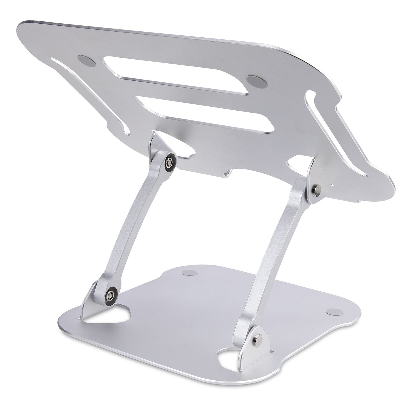 StarTech.com Soporte Ergonómico de Ordenador para Sobremesa - Base Soporte Ergonómico para Portátil de Altura Ajustable - Aluminio - Portátil - 10kg - Plegable - Elevador Riser