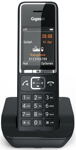 Gigaset - COMFORT 550 Teléfono DECT Identificador de llamadas Negro